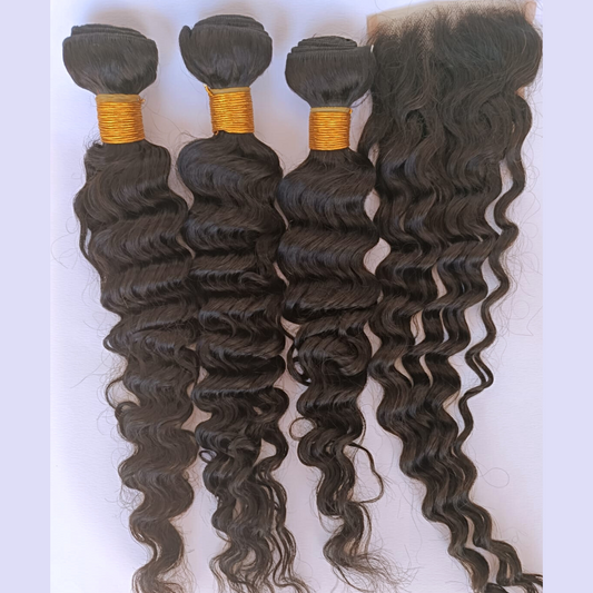 Deep Wave Hair Bundle - 100% Human Hair